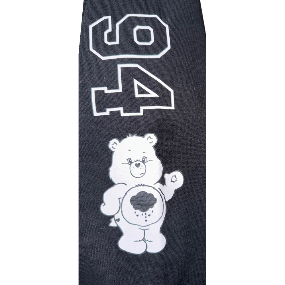 Care Bears You Wish Varsity Jacket Black CB 1984 Graphic Womens Sz Small - Picture 11 of 14